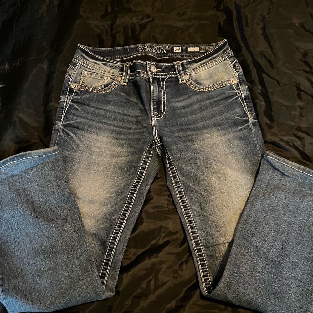 Miss Me Dark Blue Boot Cut Jeans